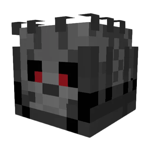 Deadmugbug Minecraft avatar head, 3D render