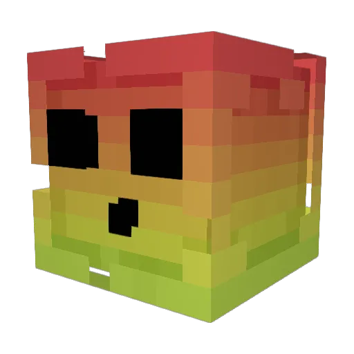 Deadofthenest Minecraft avatar head, 3D render