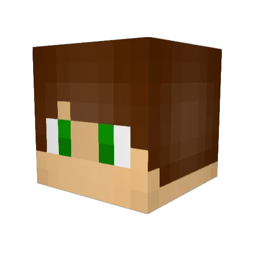 Deadpool101HI Minecraft avatar head, 3D render