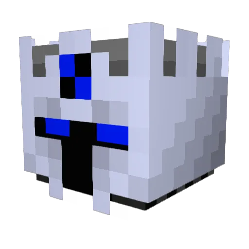 Deadpool1176 Minecraft avatar head, 3D render