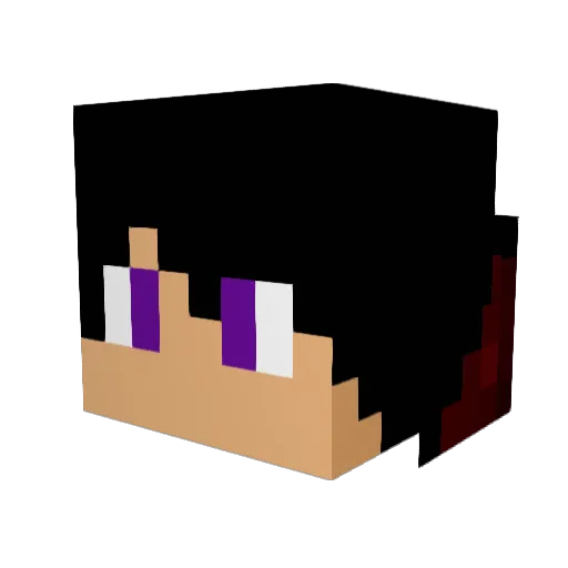 Deadpool3003 Minecraft avatar head, 3D render
