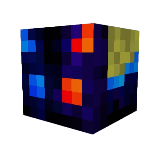 Deadpool99X Minecraft avatar head, 3D render