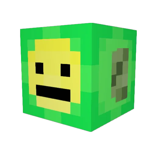 Deadserious1 Minecraft avatar head, 3D render