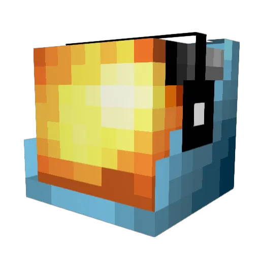 Deadslender250 Minecraft avatar head, 3D render