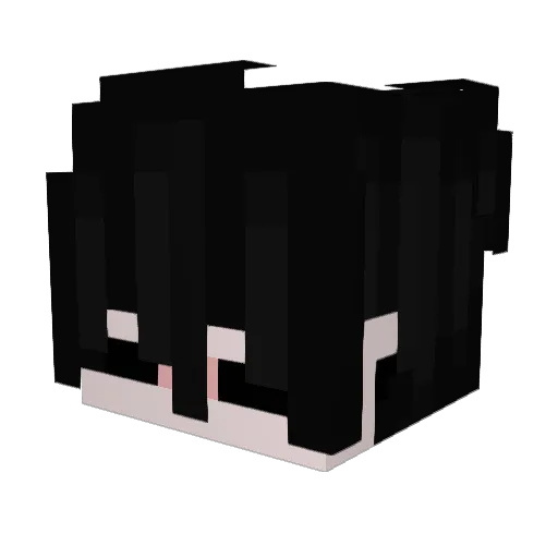 DeafeningCupid1 Minecraft avatar head, 3D render