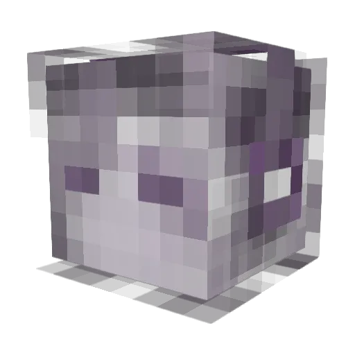 DeafikT Minecraft avatar head, 3D render