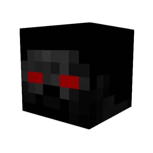 Dealeren Minecraft avatar head, 3D render