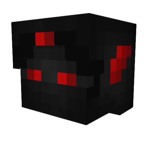 Deamoniium Minecraft avatar head, 3D render