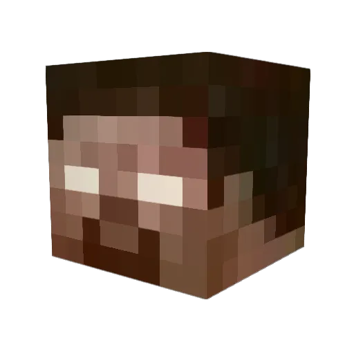 Dean2341 Minecraft avatar head, 3D render