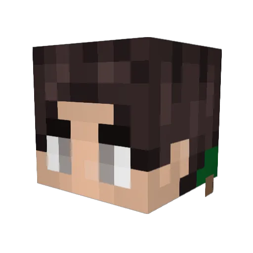 Dean969696 Minecraft avatar head, 3D render