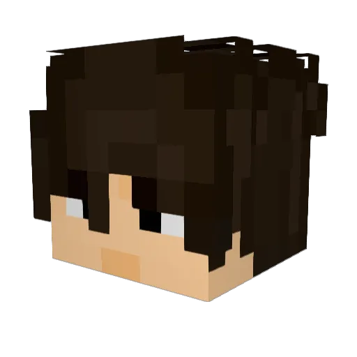 DeanAngelo03 Minecraft avatar head, 3D render