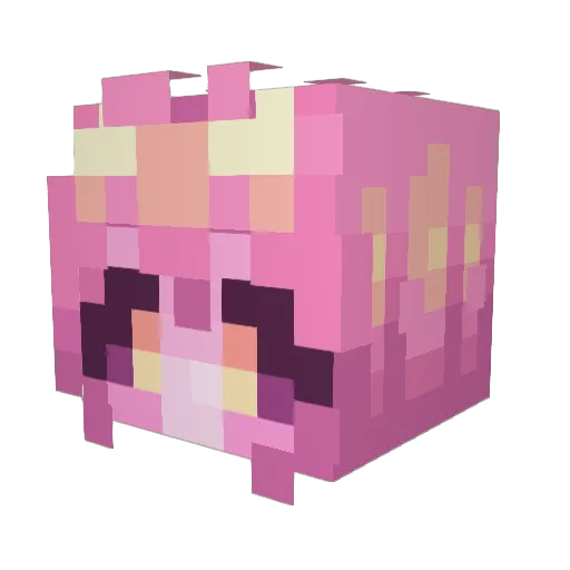 DeanCashGamer Minecraft avatar head, 3D render