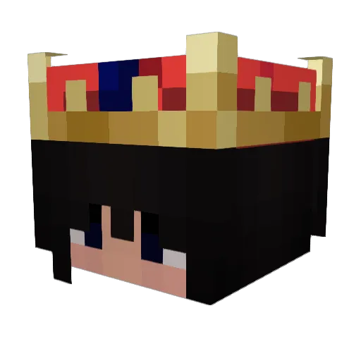 DeanNorris Minecraft avatar head, 3D render