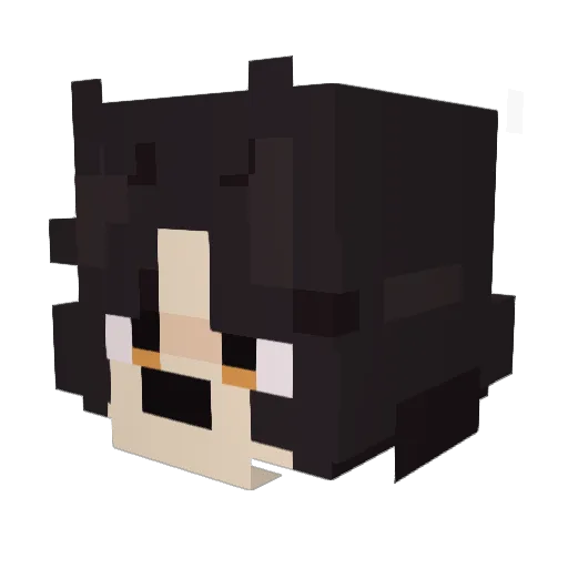Dean_Akimbo Minecraft avatar head, 3D render