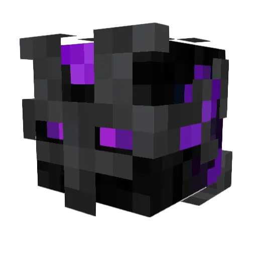 Deanstro Minecraft avatar head, 3D render