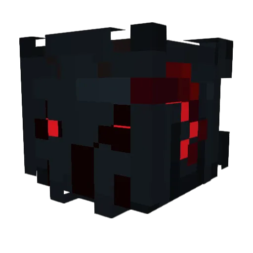Deanthedemon666 Minecraft avatar head, 3D render