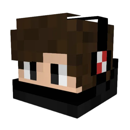 Deany02 Minecraft avatar head, 3D render