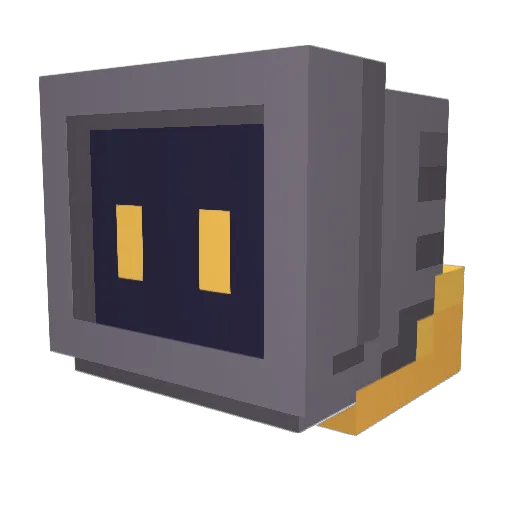 DearDemon Minecraft avatar head, 3D render