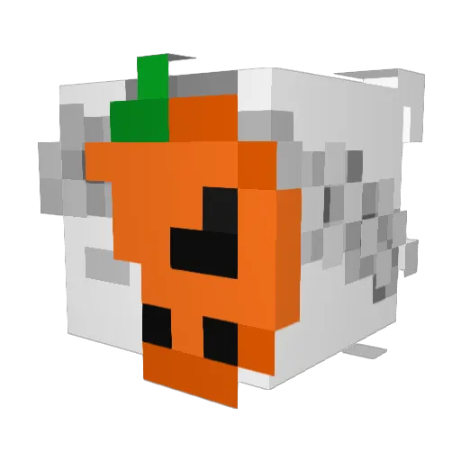 DearDozer Minecraft avatar head, 3D render