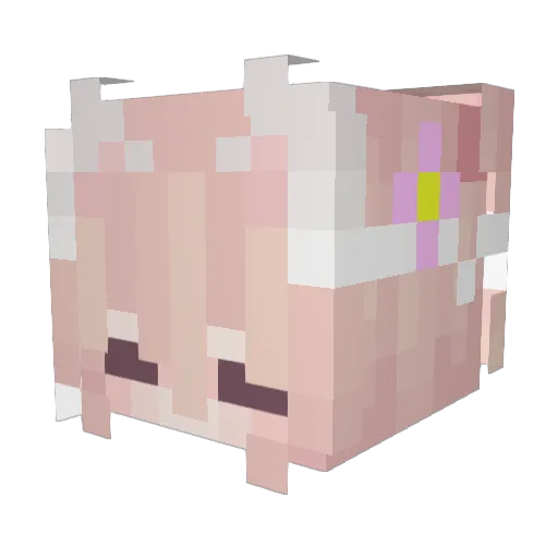 DearFish_OwO Minecraft avatar head, 3D render