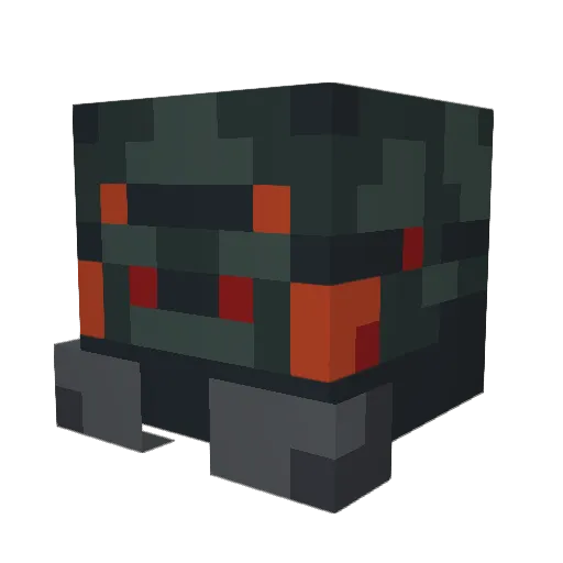 DearRea Minecraft avatar head, 3D render