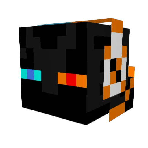 Deat22 Minecraft avatar head, 3D render