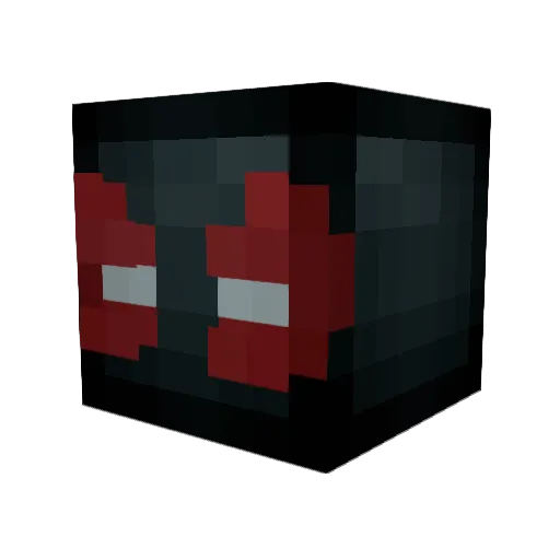 Death1245 Minecraft avatar head, 3D render
