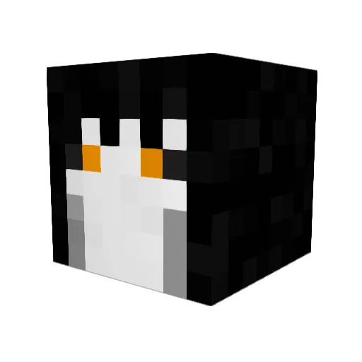Death18801 Minecraft avatar head, 3D render