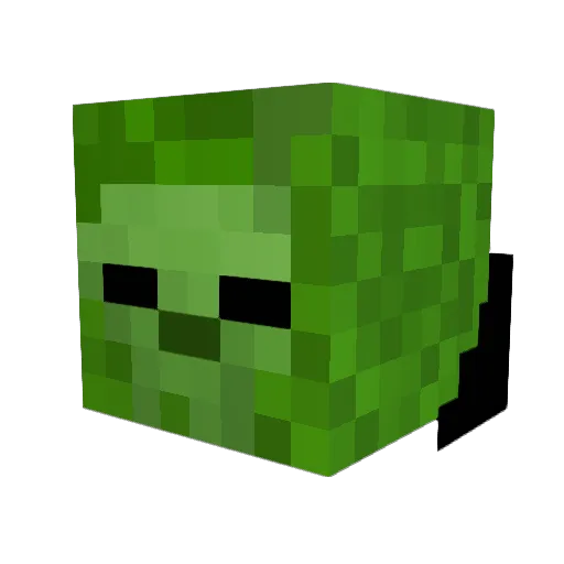 Death567 Minecraft avatar head, 3D render