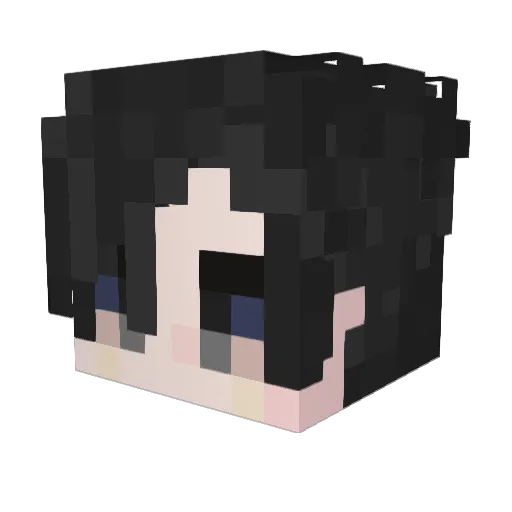 Death8764234 Minecraft avatar head, 3D render