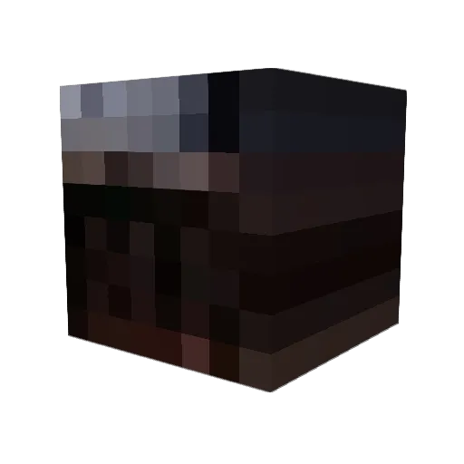 DeathAndPotatoes Minecraft avatar head, 3D render