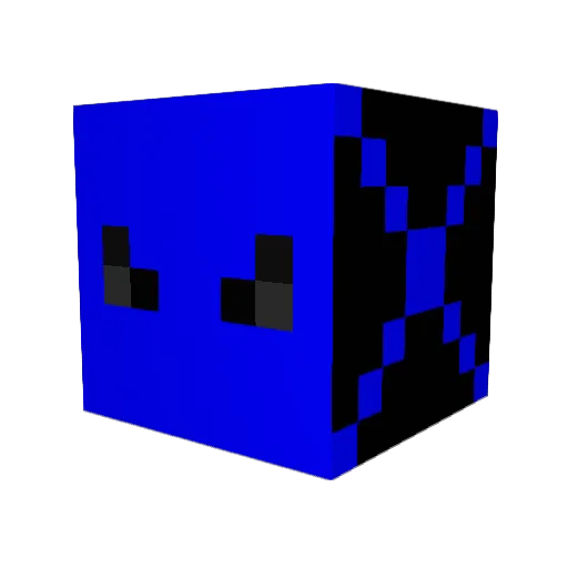 DeathAngel81 Minecraft avatar head, 3D render