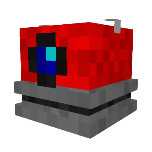 DeathBySprinklez Minecraft avatar head, 3D render