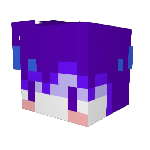 DeathClaw9090909 Minecraft avatar head, 3D render