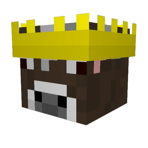 DeathCoreY19 Minecraft avatar head, 3D render
