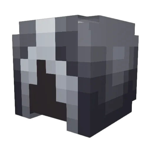 DeathHazard636 Minecraft avatar head, 3D render