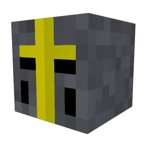 DeathOrLIve Minecraft avatar head, 3D render