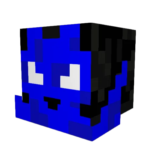 DeathRescue Minecraft avatar head, 3D render