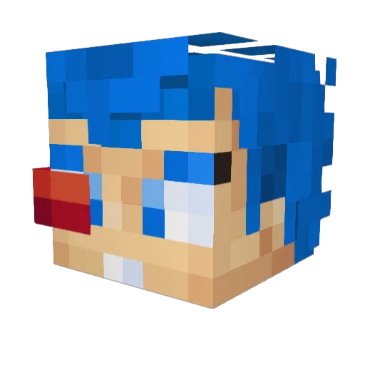 DeathRose_ Minecraft avatar head, 3D render