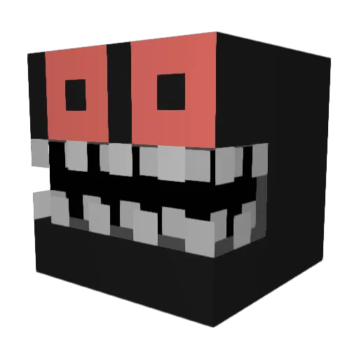 DeathScythe210 Minecraft avatar head, 3D render