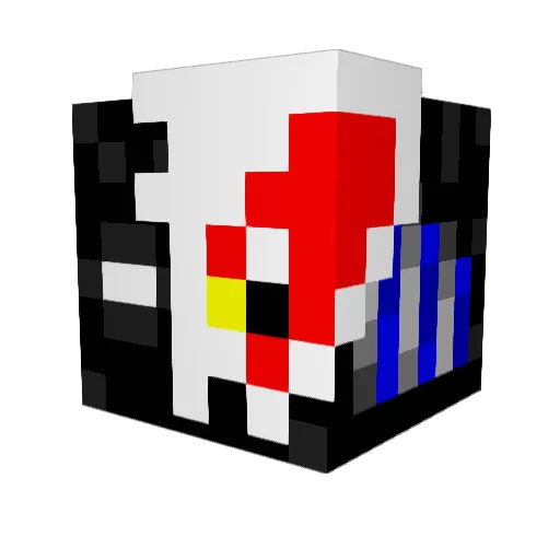 DeathSlayer5183 Minecraft avatar head, 3D render