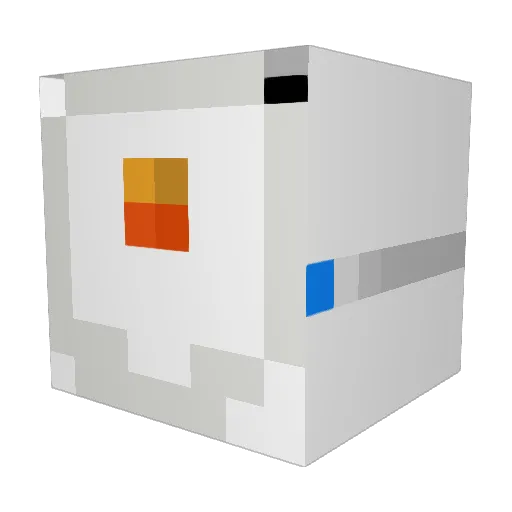 DeathStorm178 Minecraft avatar head, 3D render
