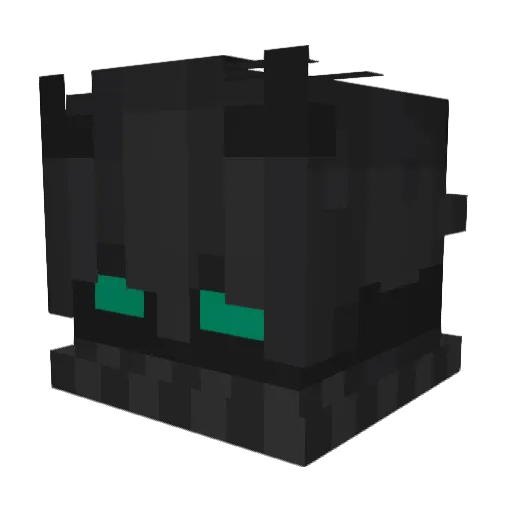 DeathStormCZ Minecraft avatar head, 3D render