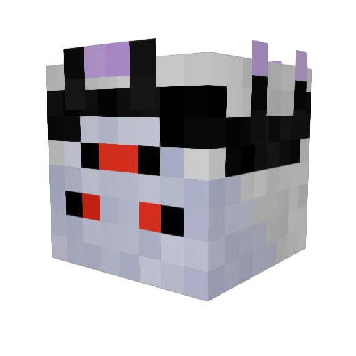 DeathXGun12 Minecraft avatar head, 3D render