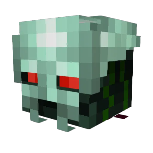 DeathXV88 Minecraft avatar head, 3D render
