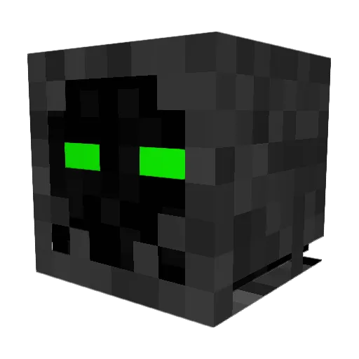 Death_101010 Minecraft avatar head, 3D render