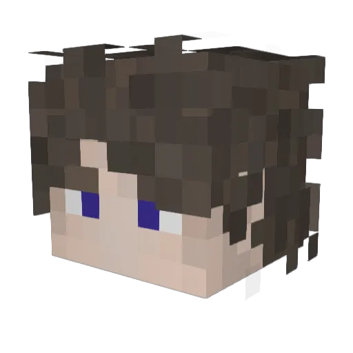 Death_270 Minecraft avatar head, 3D render