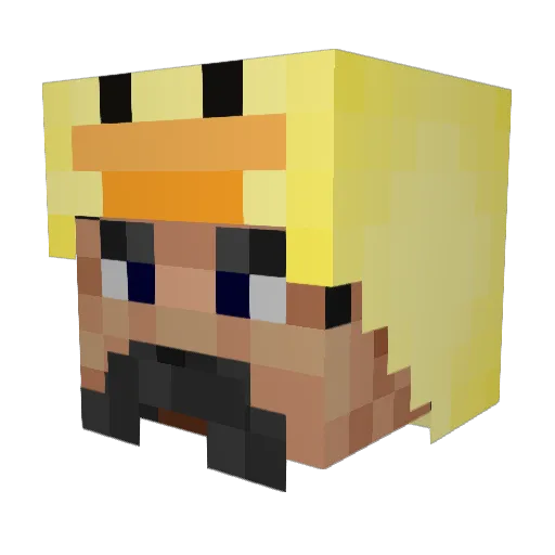 Death_Cap Minecraft avatar head, 3D render