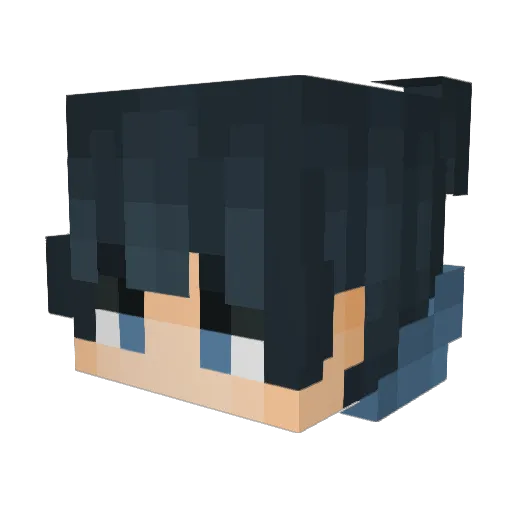 Death_Ghost666 Minecraft avatar head, 3D render