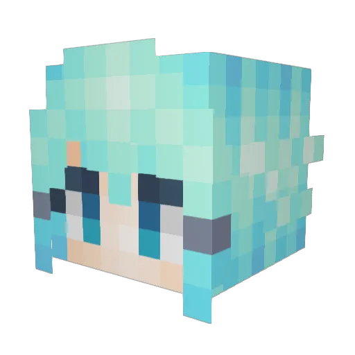 Death_Hunter23 Minecraft avatar head, 3D render